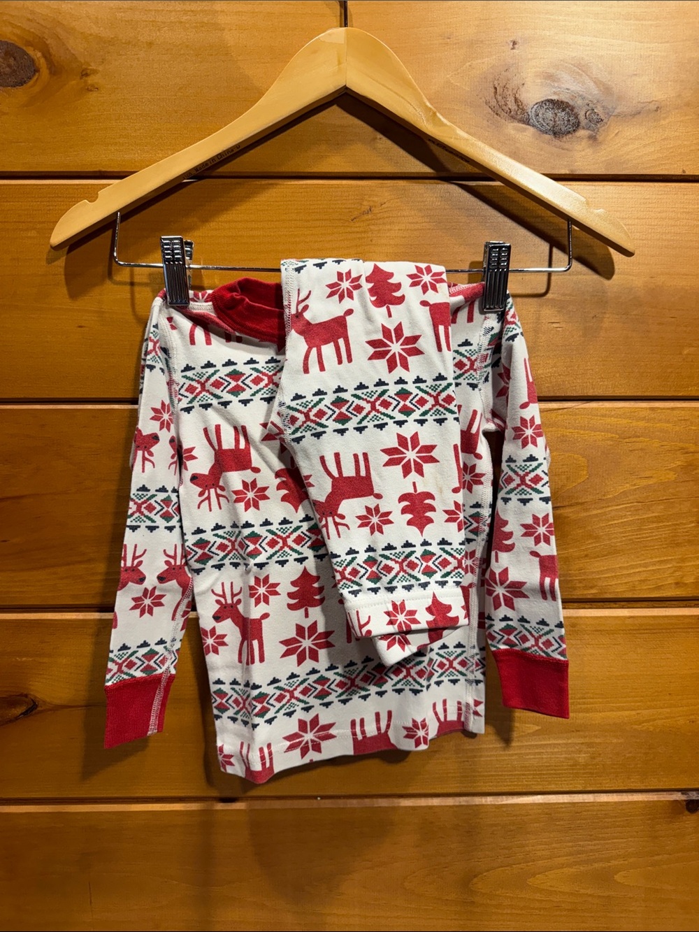 Hanna Andersson Dear Deer size 4 pajama set